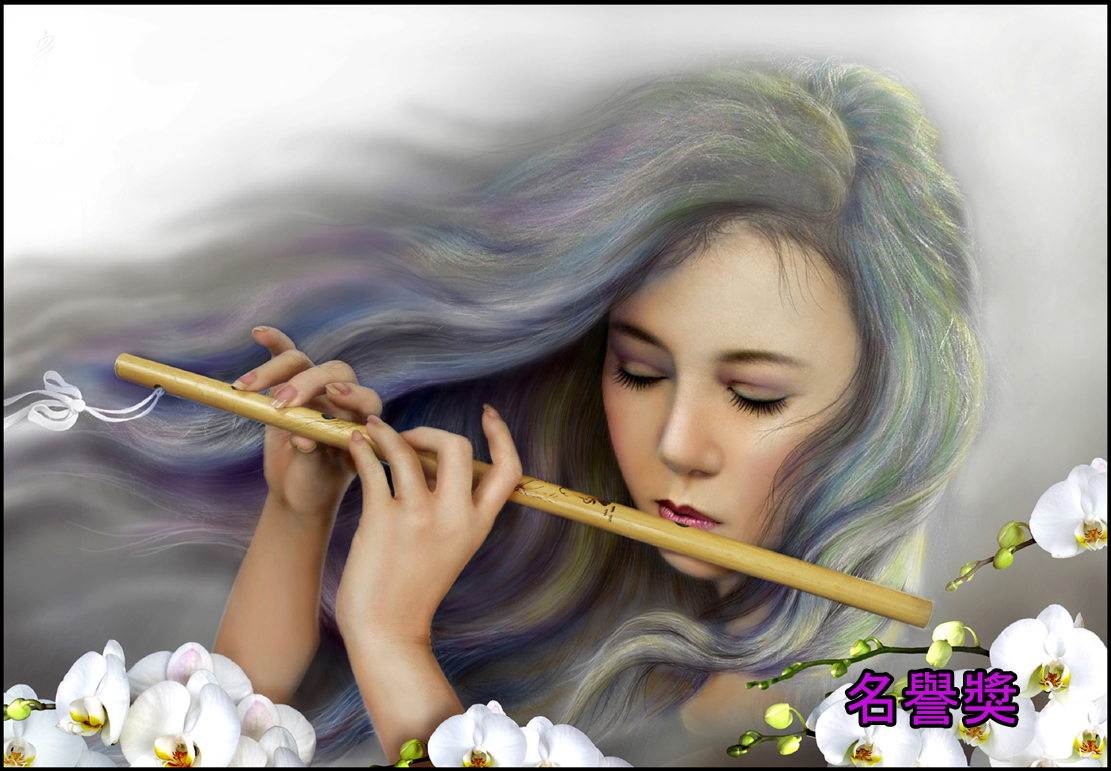 COLOR #2  KY NGUYEN, Title ( Celestial flute ).jpg